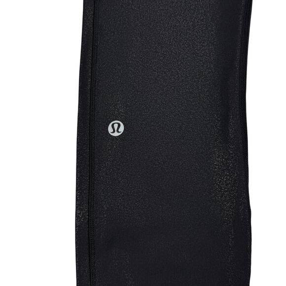 LULULEMON Speed Up Tight *Foil 28" Size 6 Luminosity Foil Print Black Black - Picture 7 of 8